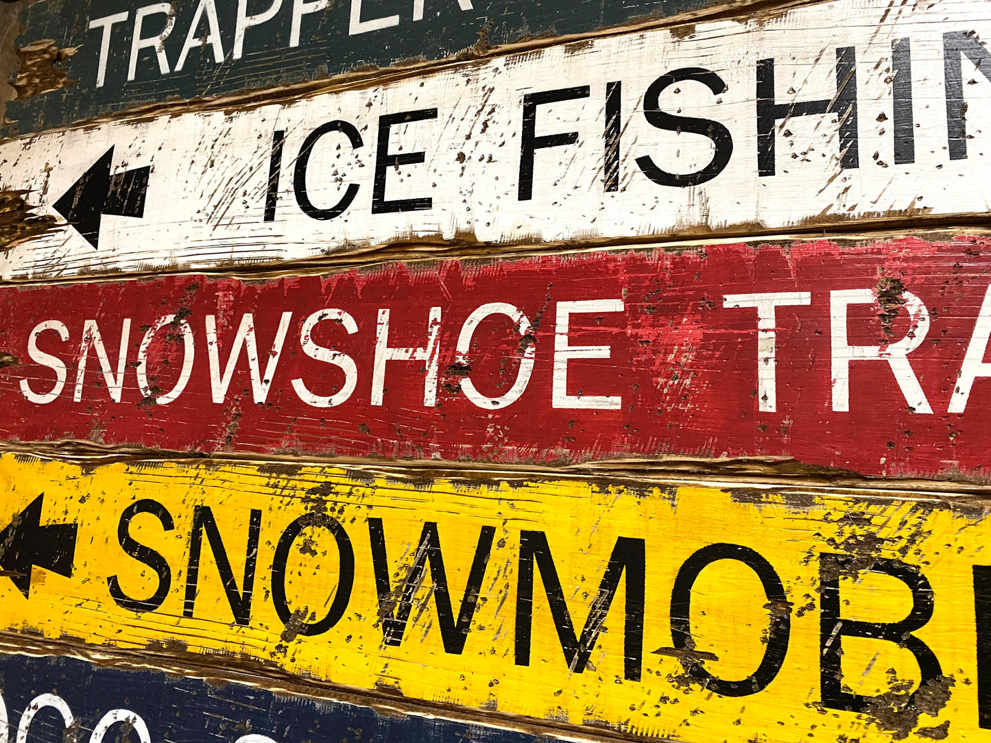 Hunting Dog Sled Cabin Signs
