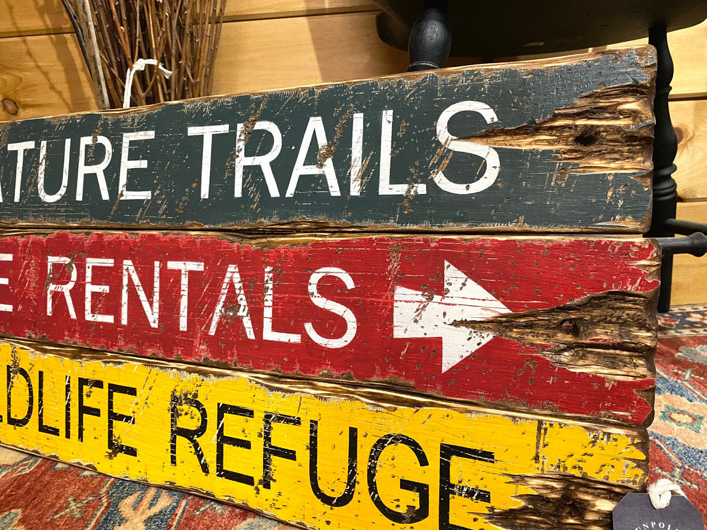 Wildlife Refuge Cabin Sign Set