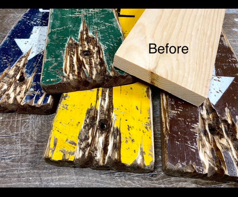 Rustic Hunting Lodge Wood Signs, Log Cabin Ice Fishing Decor