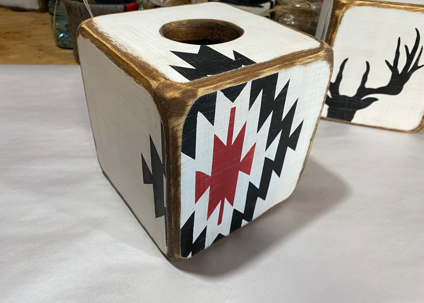 Aztec tissue box