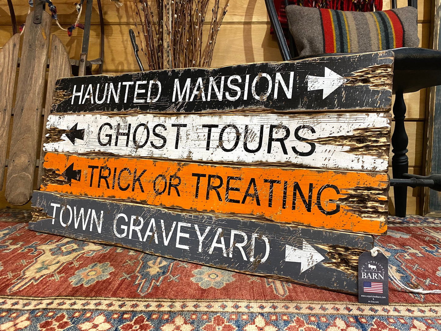Haunted Mansion Halloween Sign Set