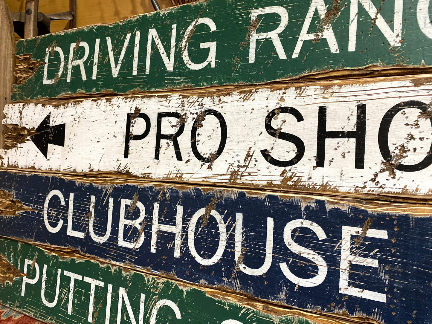 Driving Range Golfing Sign Set