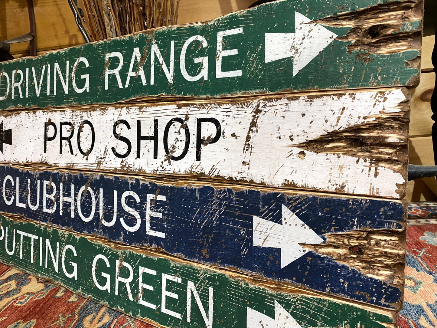 Driving Range Golfing Sign Set
