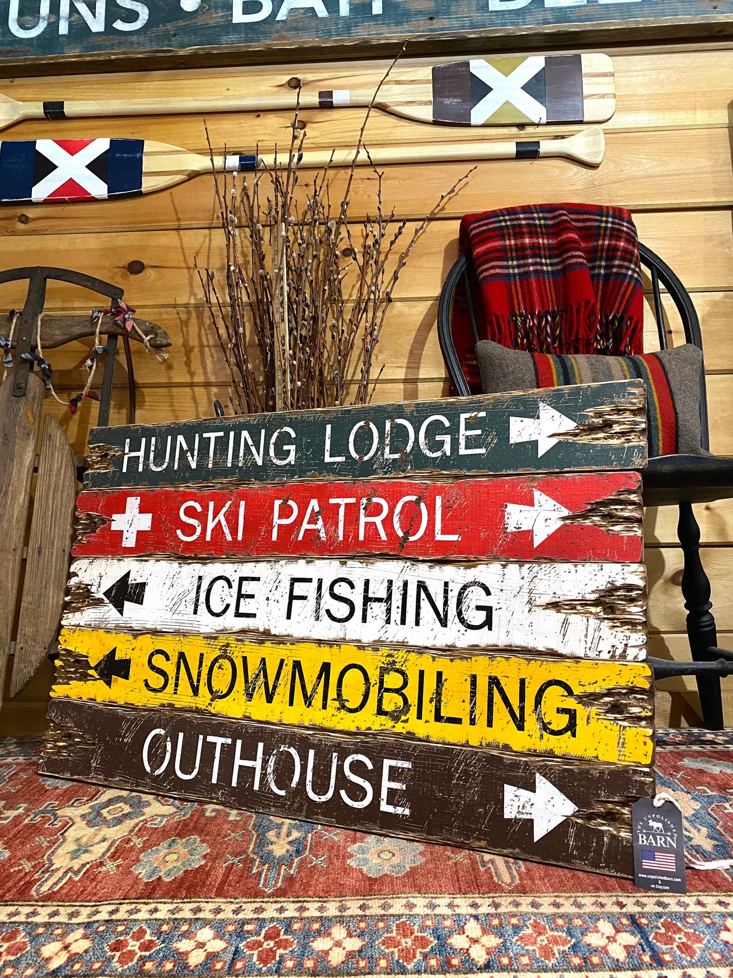 Hunting Lodge Sign Set