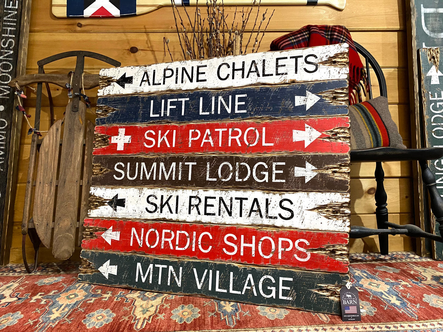 Ski Resort Trail Signs