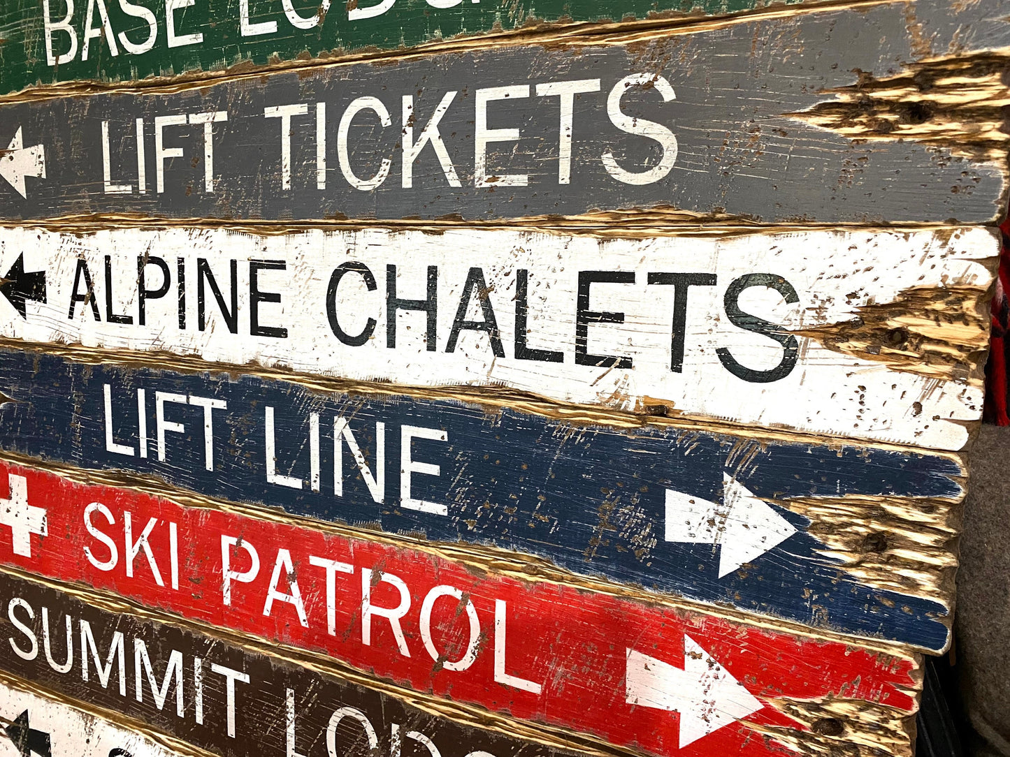 Ski Resort Trail Sign Set