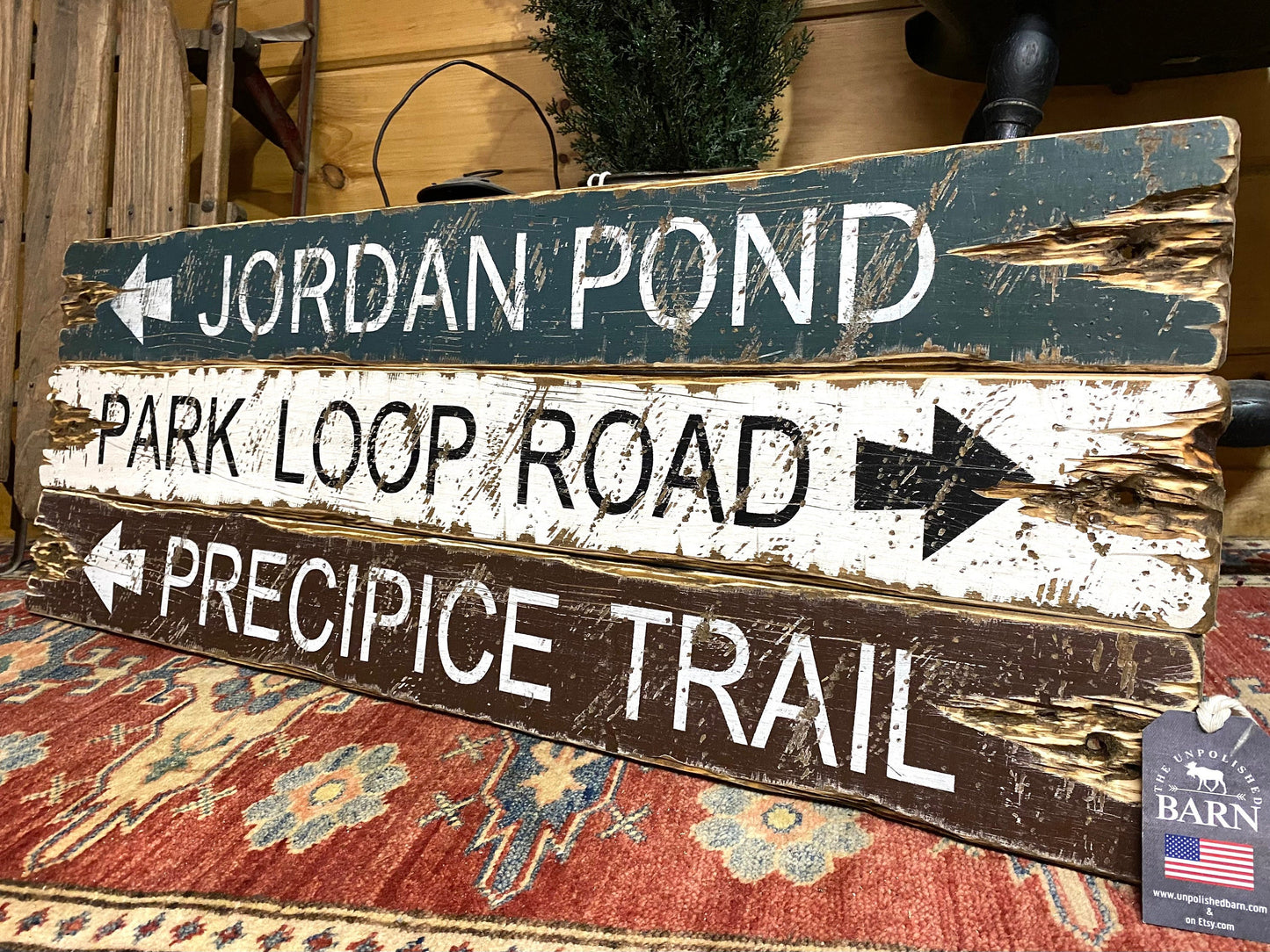 Acadia National Park Hiking Sign Set