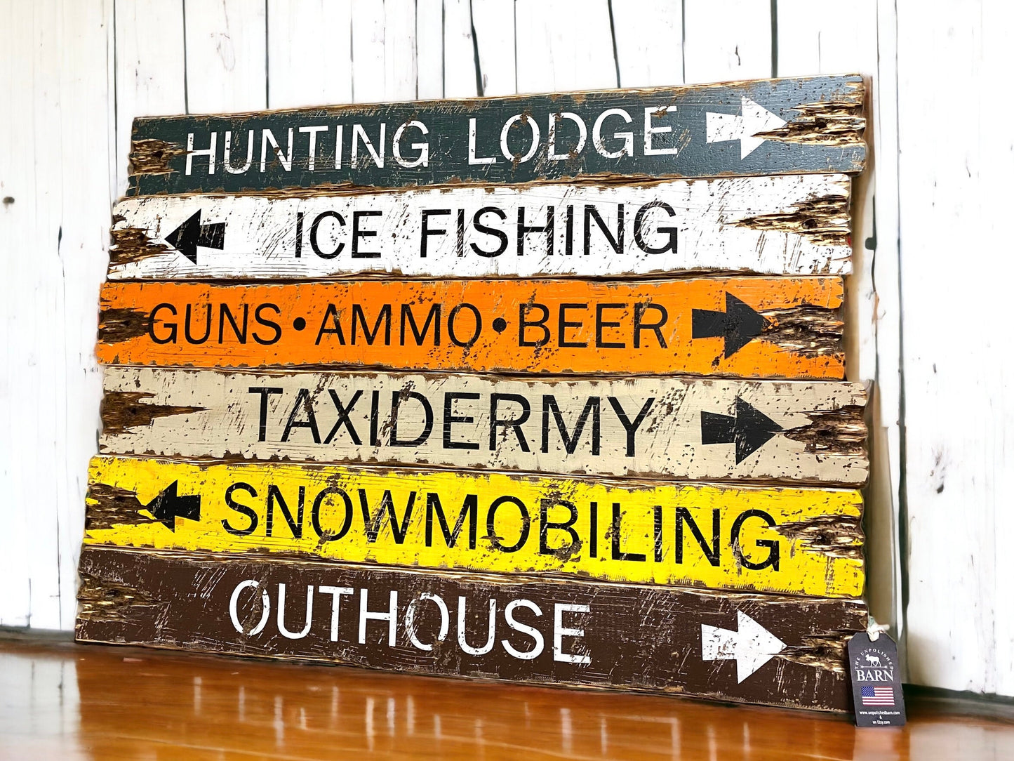 Taxidermy hunting signs
