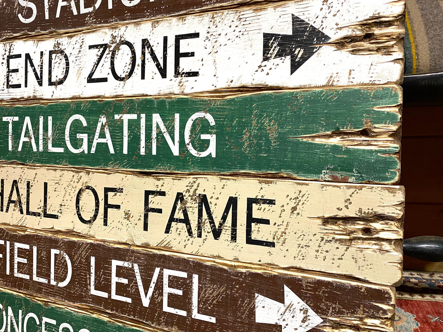 Tailgating Football Wood Sign Set
