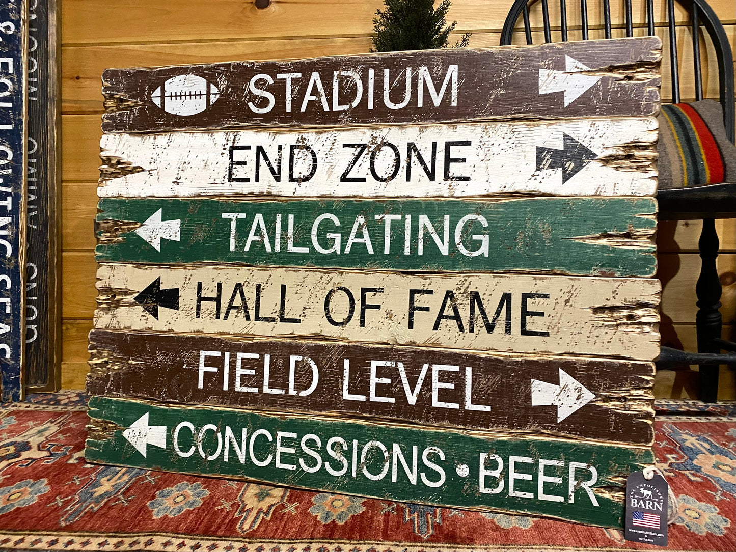Tailgating Football Wood Sign Set