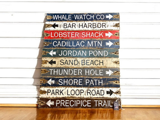Acadia National park sign set