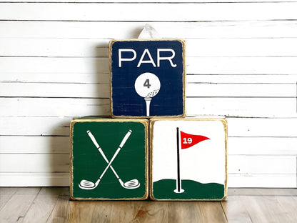 Par 4 Golf Ball Tissue Box Cover