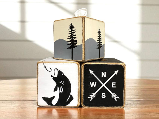 Mountain Home Tissue Box Cover