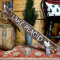 Lake Placid NY Rustic Adirondack Wood Sign