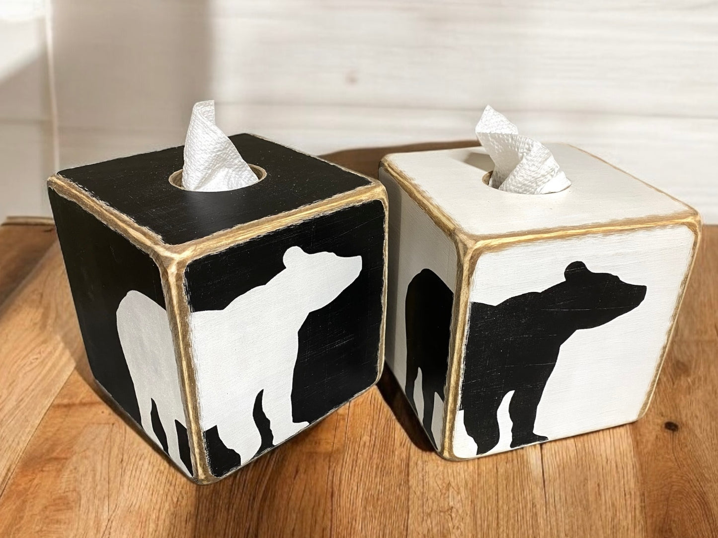 Black Bear Tissue Box Cover