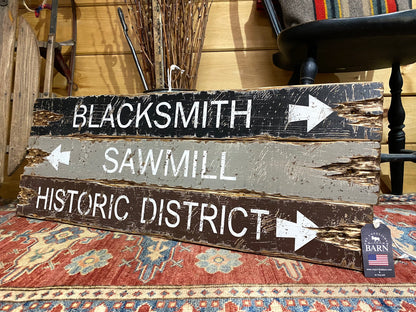 Blacksmith Historic Sign Set