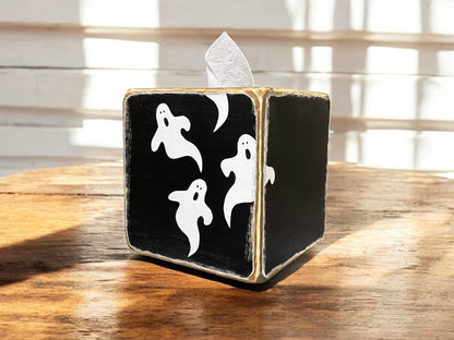 Rustic Halloween Tissue Box Cover