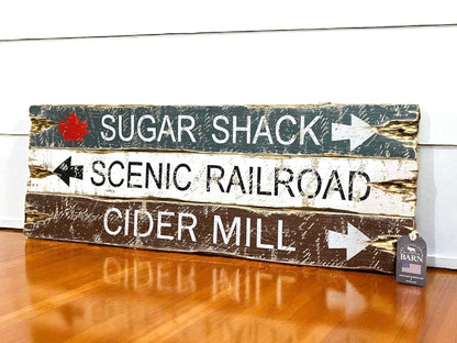 Sugar Shack Vermont Maple Syrup Sign Set