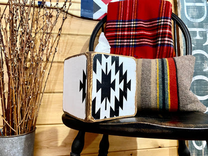 Western Aztec Tissue Box Cover
