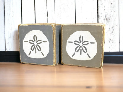Sand Dollar Beach House Tissue Box Cover, Cape Cod