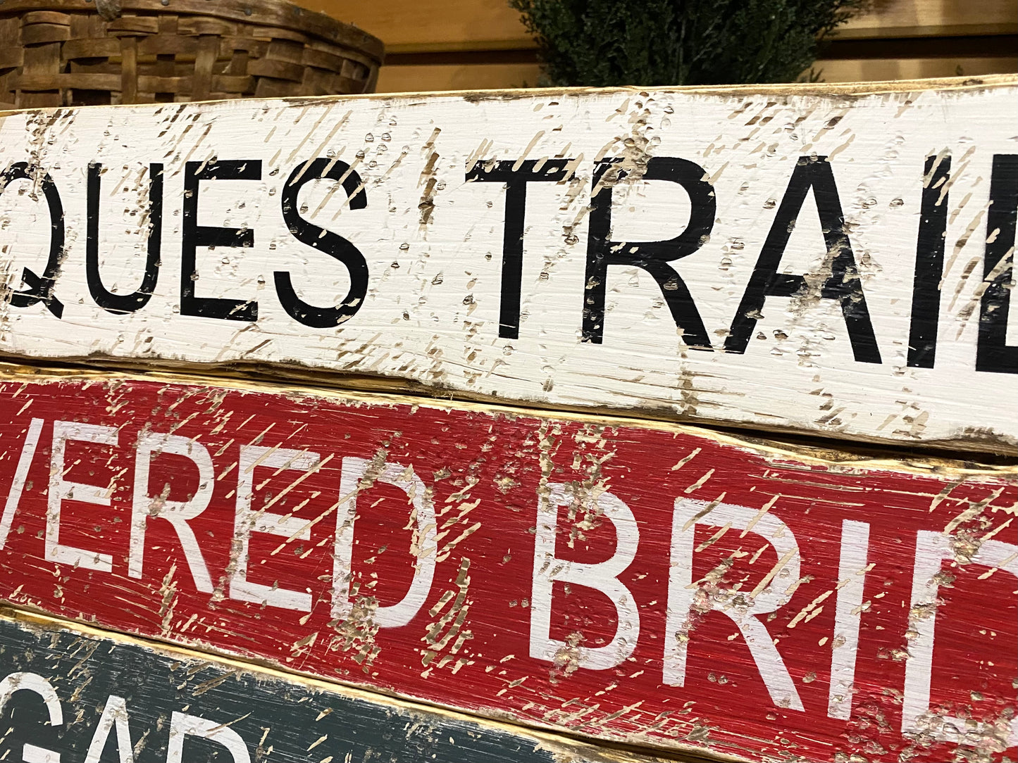 New England Antiques Trail Sign Set