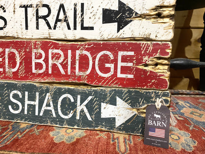 New England Antiques Trail Sign Set
