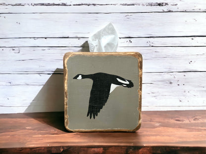 Canadian goose tissue box