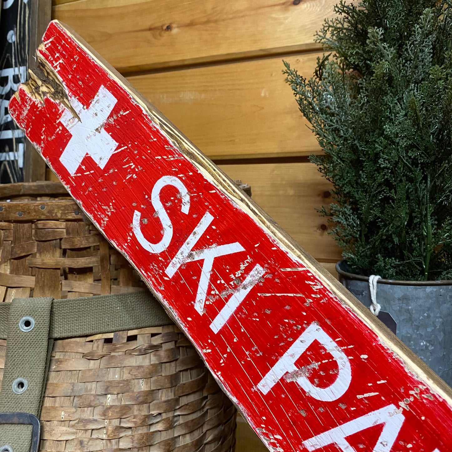 Ski Patrol Trail Sign