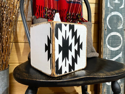 Western Aztec Tissue Box Cover