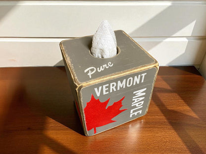 Maple Syrup New England Tissue Box Cover