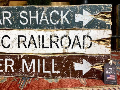 Sugar Shack Vermont Maple Syrup Sign Set