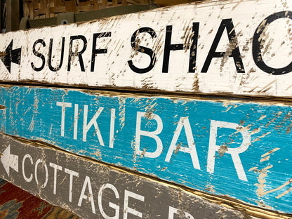 Surf Shack Beach House Sign Set