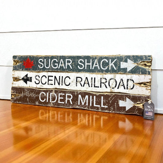 Sugar Shack Vermont Maple Syrup Sign Set