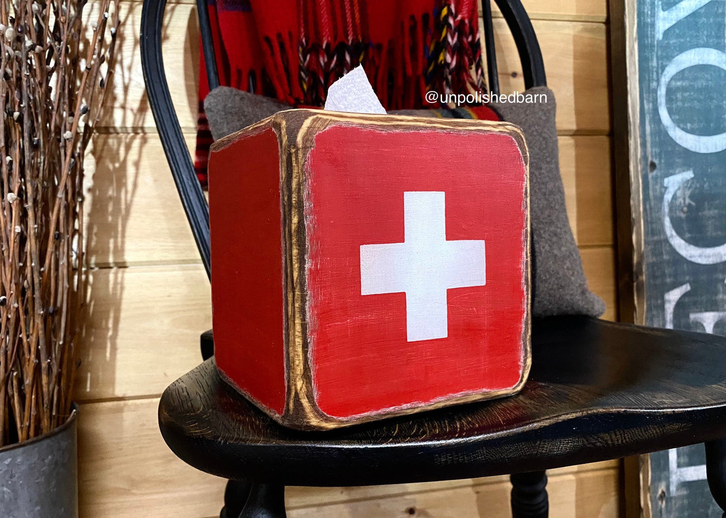 Lifeguard Beach House Tissue Box Cover
