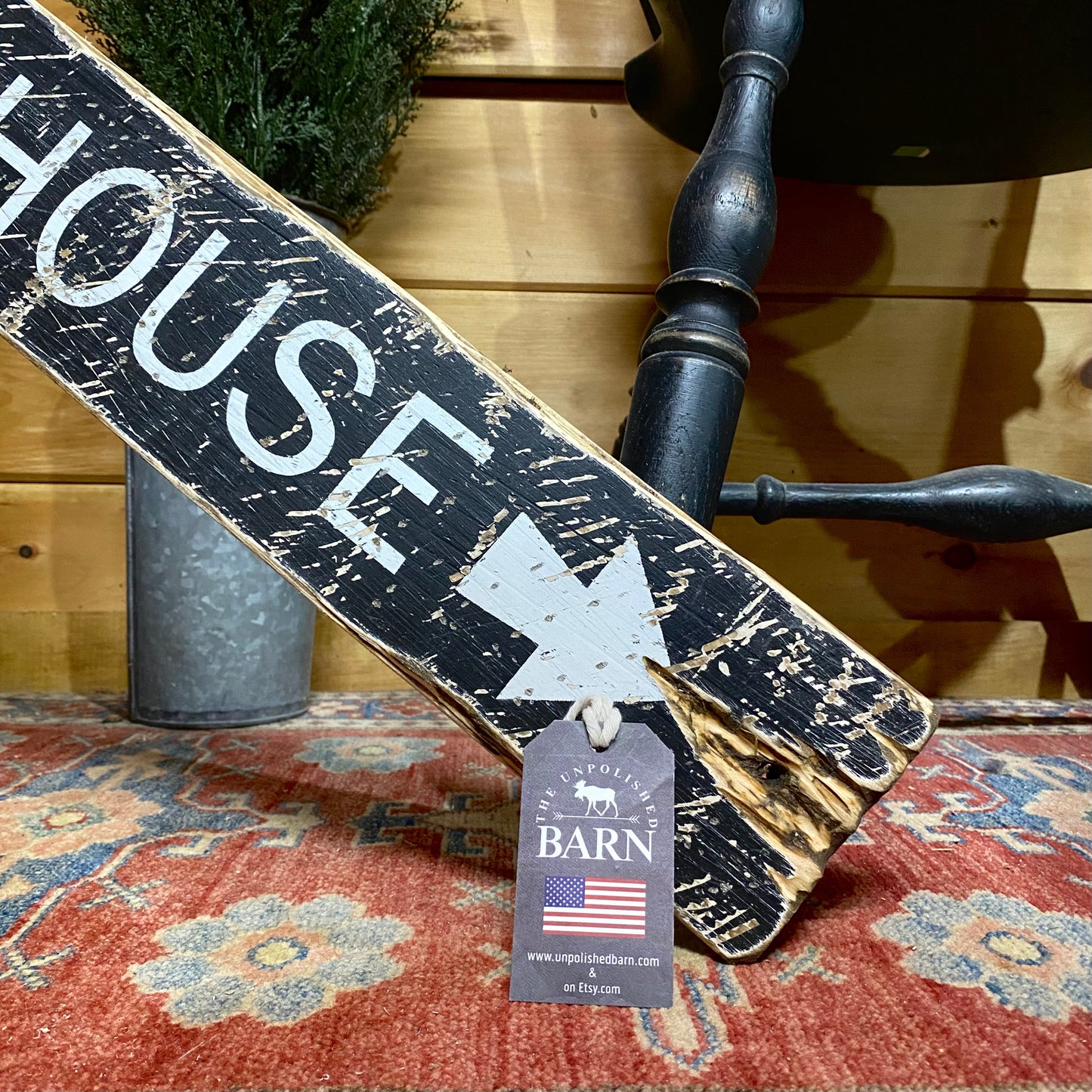 Haunted House Halloween Sign