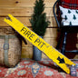 Fire Pit Wood Campfire Sign