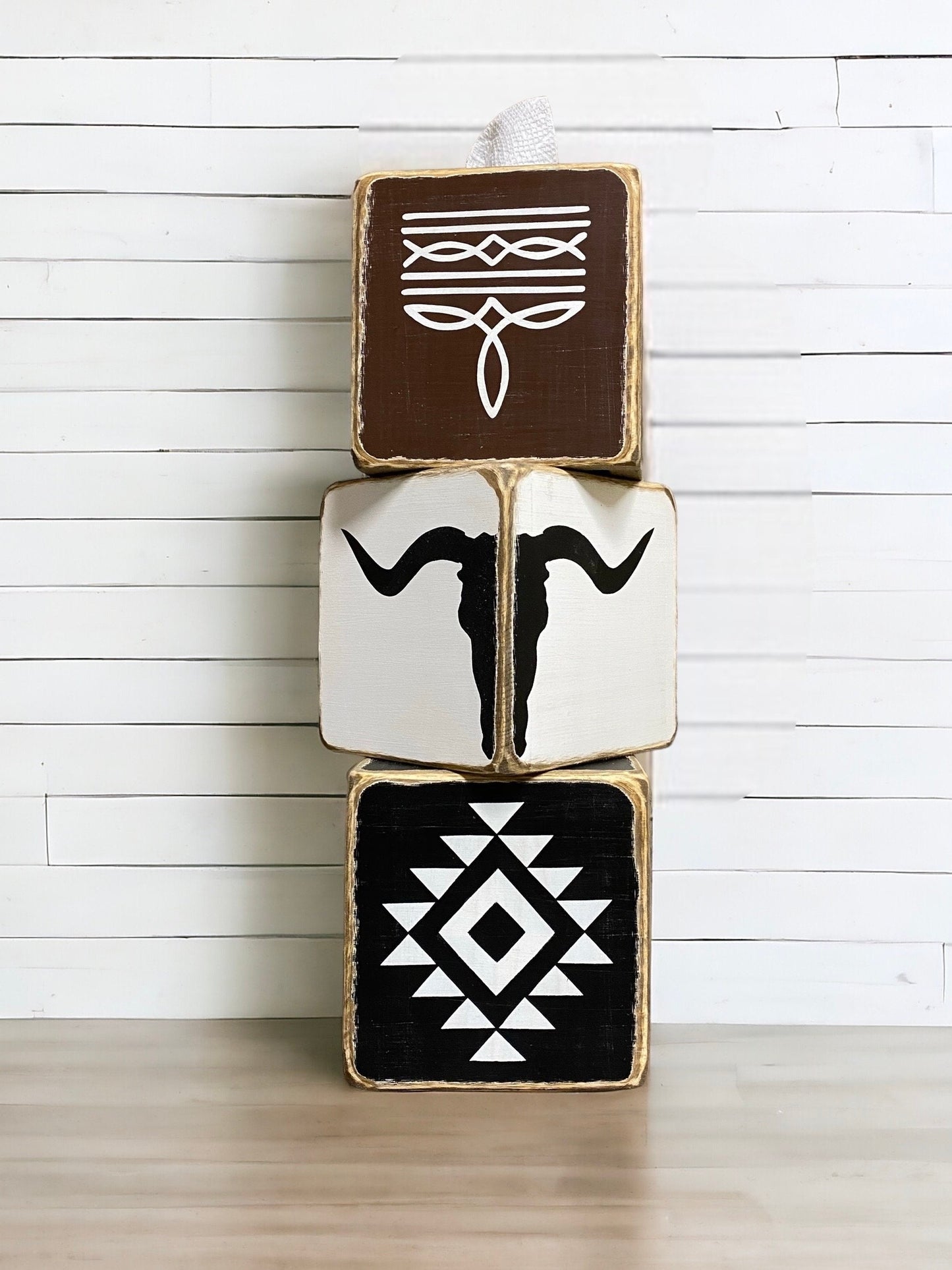Western Ranch Tissue Box Cover