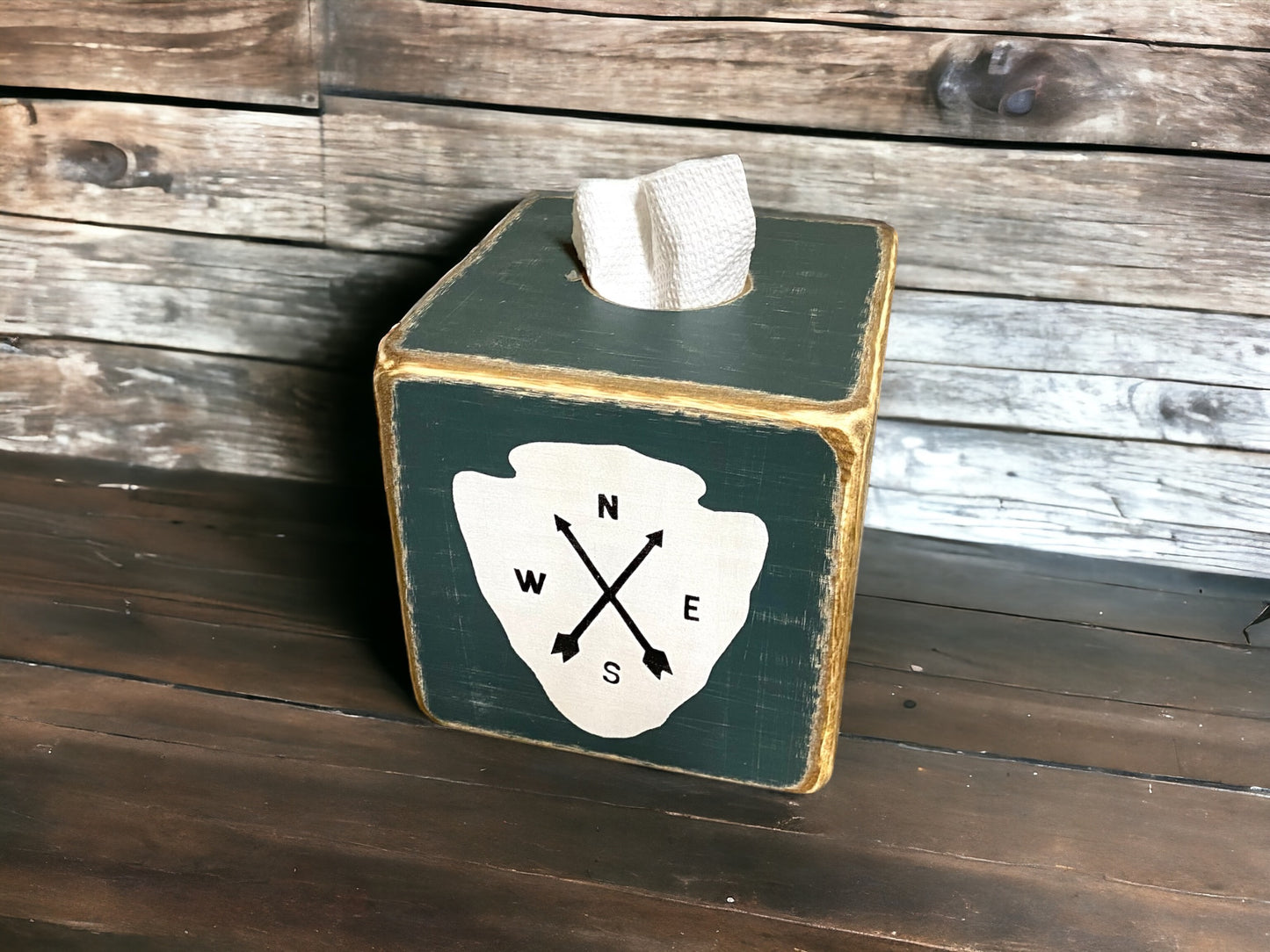 Hunting Lodge Tissue Box Cover