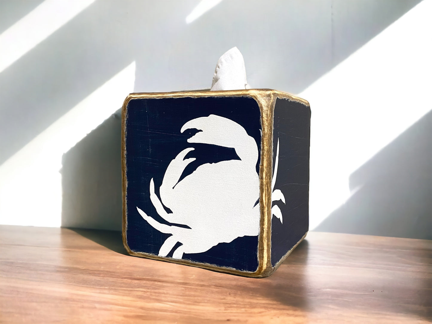 Crab Tissue Box Cover