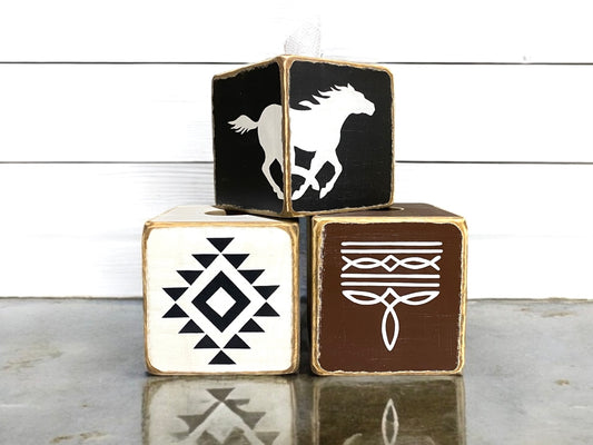 Western equestrian tissue boxes