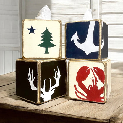 Maine home tissue box
