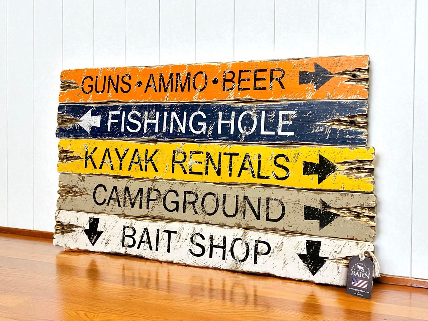 Outdoorsman Fishing Sign Set