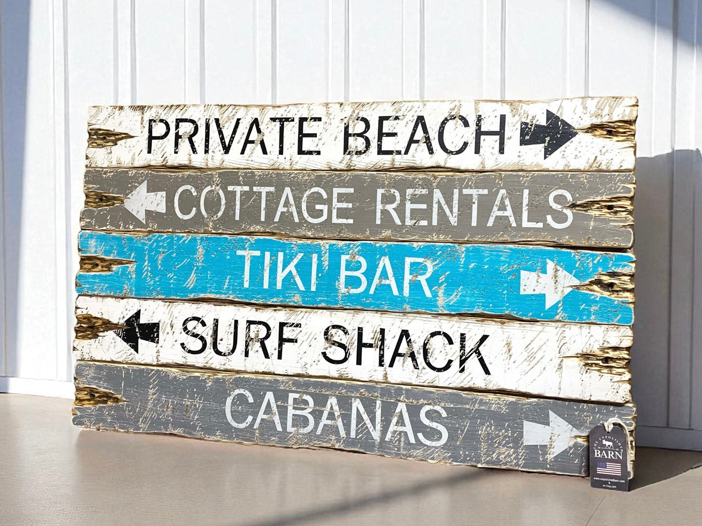 Private Beach Sign Set