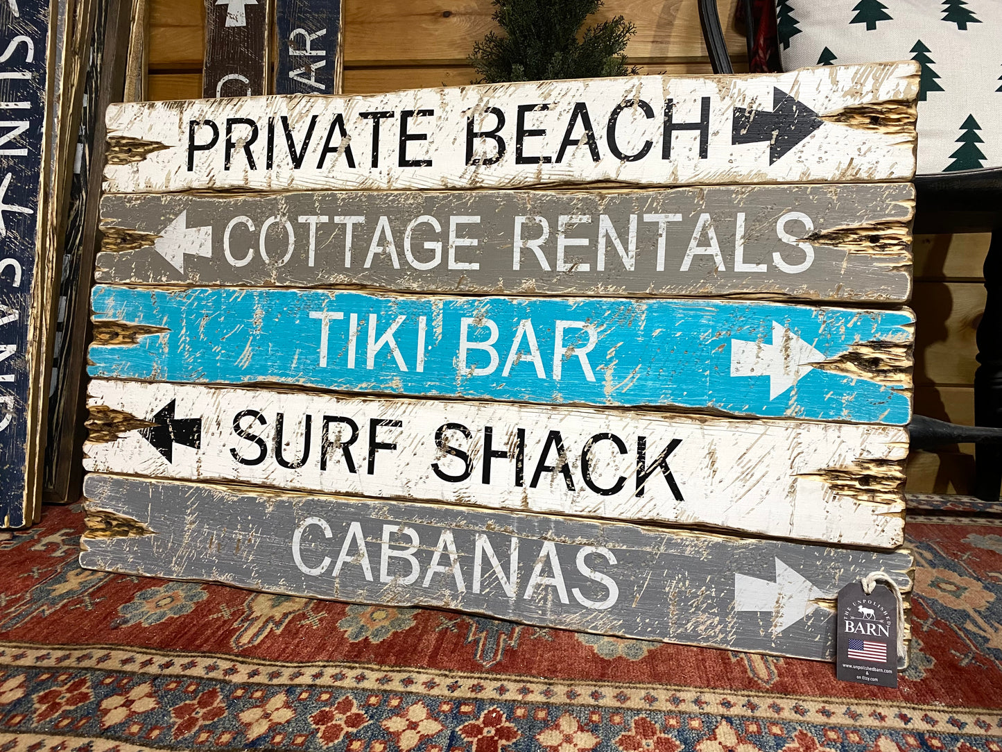 Private Beach Sign Set