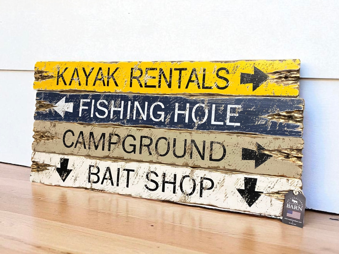 Fishing & Kayaking Sign Set