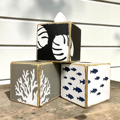Monstera Deliciosa Tropical Leaf Tissue Box Cover