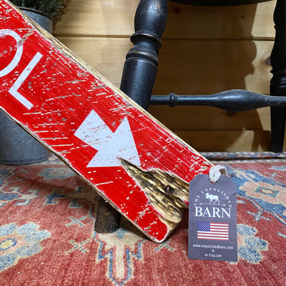 Ski Patrol Trail Sign