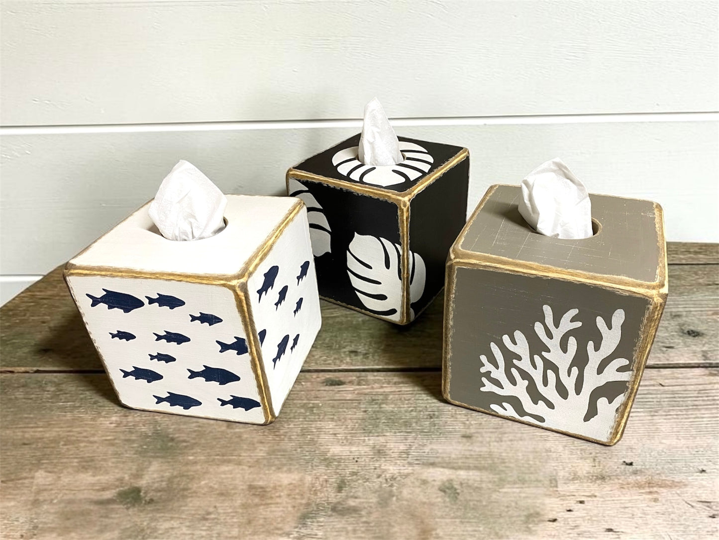 Monstera Deliciosa Tropical Leaf Tissue Box Cover