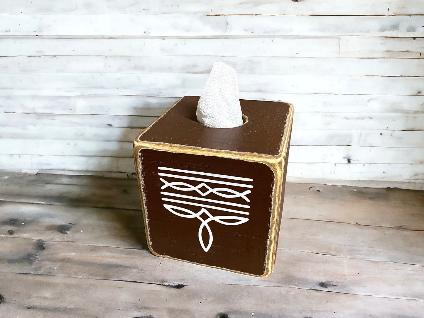 Western Horse Riding Tissue Box Cover