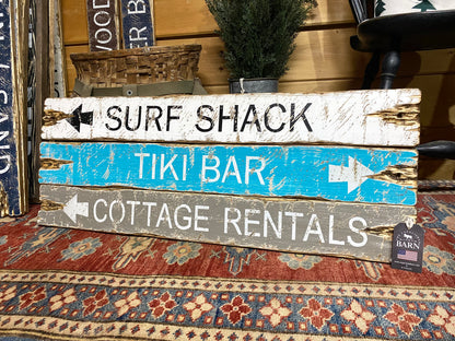 Surf Shack Beach House Sign Set